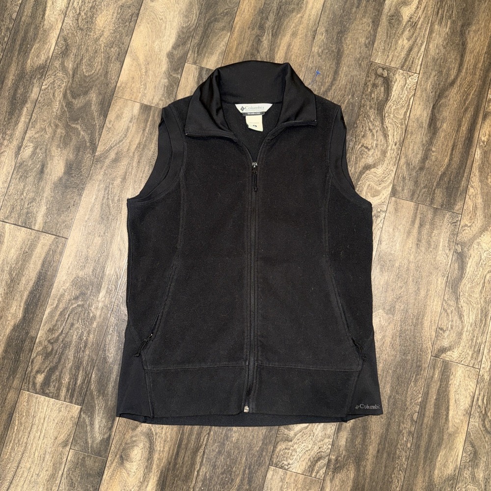 Columbia Fleece Full-Zip Vest Zip Pockets Women's XL Outdoor Ultility‎ Workwear